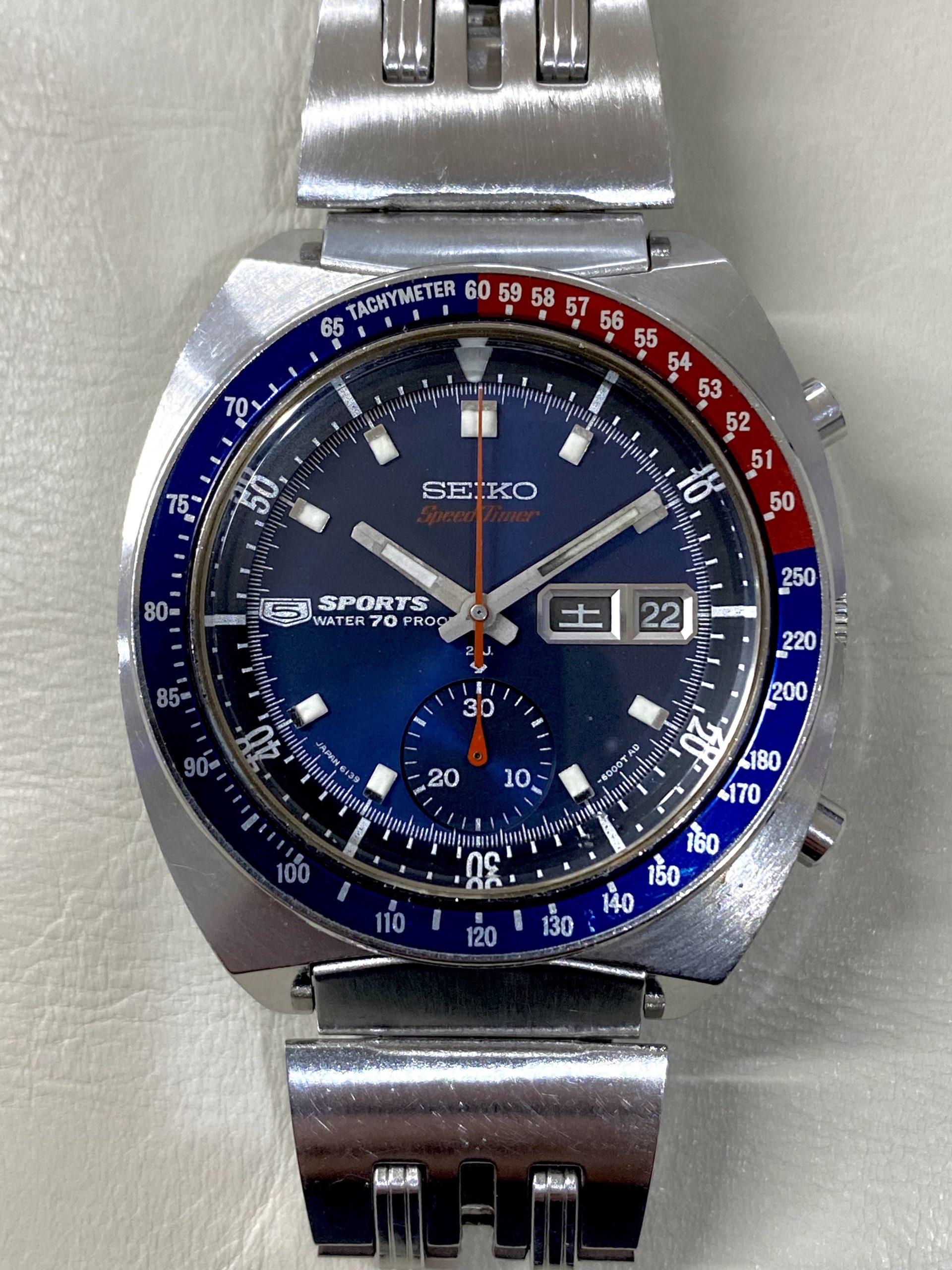SEIKO セイコー5スポーツスピードタイマー最初期 6139-6000
